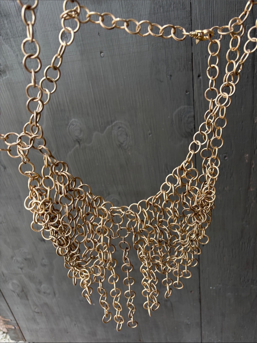 Free People Revival Chain Maille Bralette Body Jewelry Statement Necklace - Picture 3 of 6